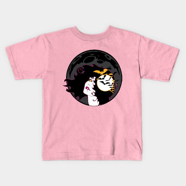 Moondark Kids T-Shirt by zombiepickles